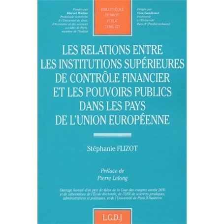 les relations entre les institutions supérieures de contrôle financier et les po