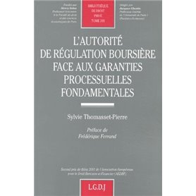 l'autorité de régulation boursière face aux garanties processuelles fondamentale