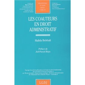 les coauteurs en droit administratif