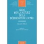 essai sur la nature de la délibération locale