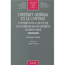 l'intérêt général et le contrat