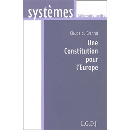 une constitution pour l'europe