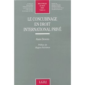 le concubinage en droit international privé