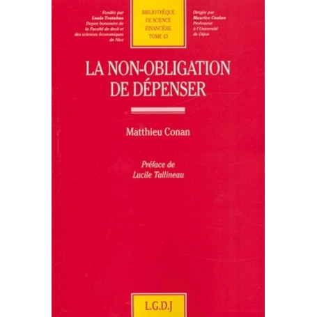 la non-obligation de dépenser