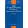 l'idée de puissance publique à l'épreuve de l'union européenne