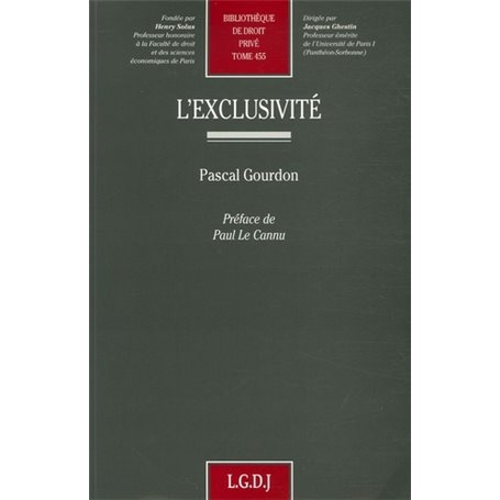 l'exclusivité