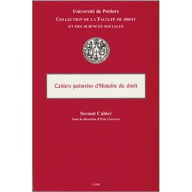 CAHIERS POITEVINS D HISTOIRE DU DROIT