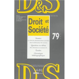 REVUE DROIT ET SOCIETE N 79 - 2011