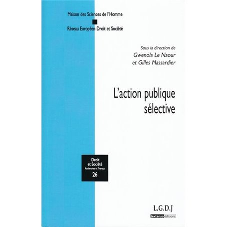 L'ACTION PUBLIQUE SÉLECTIVE