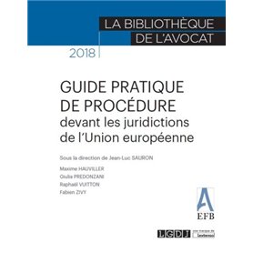 GUIDE PRATIQUE DE PROCEDURE DEVANT LES JURIDICTIONS DE L UNION EUROPENNE