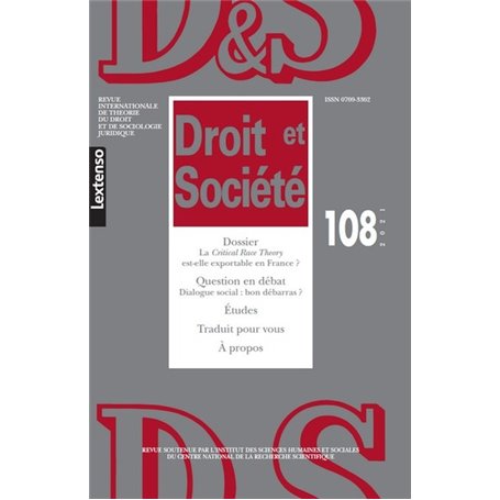 Droit & Société N°108-2021