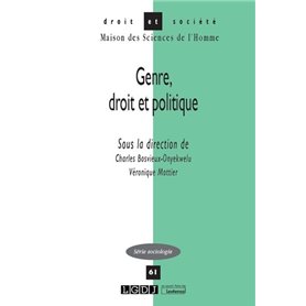 Genre, droit et politique