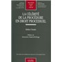 la célérité de la procédure en droit processuel