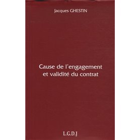 cause de l'engagement et validité du contrat