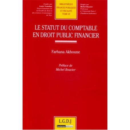 le statut du comptable en droit public financier