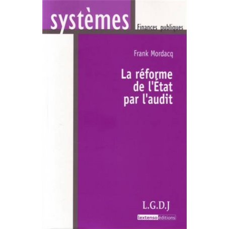 la réforme de l'etat par l'audit