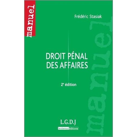 droit pénal des affaires - 2ème édition