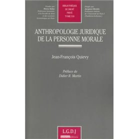 anthropologie juridique de la personne morale