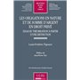 les obligations en nature et de somme d'argent en droit privé