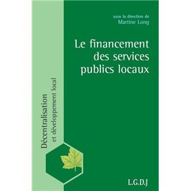 le financement des services publics locaux