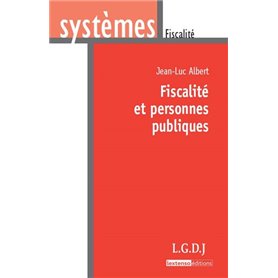 fiscalité et personnes publiques