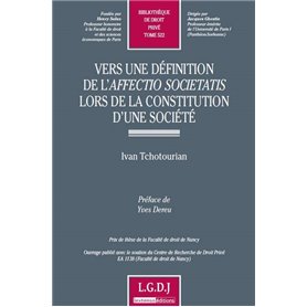 vers une définition de l'affectio societatis lors de la constitution d'une socié