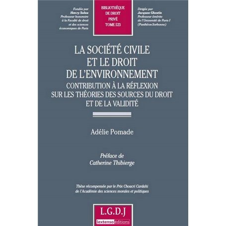 la société civile et le droit de l'environnement - contribution à la réflexion s