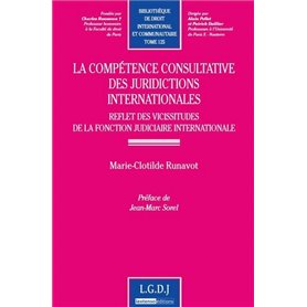 la compétence consultative des juridictions internationales