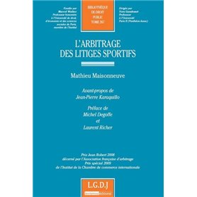 l'arbitrage des litiges sportifs