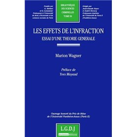 les effets de l'infraction - essai d'une théorie générale