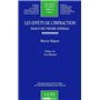 les effets de l'infraction - essai d'une théorie générale