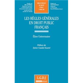 les règles générales en droit public français