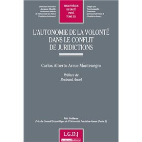 l'autonomie de la volonté dans le conflit de juridictions