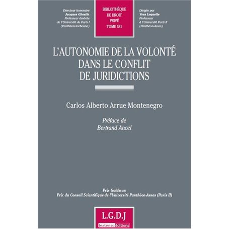 l'autonomie de la volonté dans le conflit de juridictions