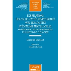 LES RELATIONS DES COLLECTIVITÉS TERRITORIALES AVEC LES SOCIÉTÉS D'ÉCONOMIE MIXTE