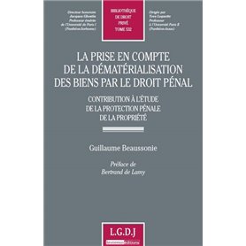 la prise en compte de la dématérialisation des biens par le droit pénal