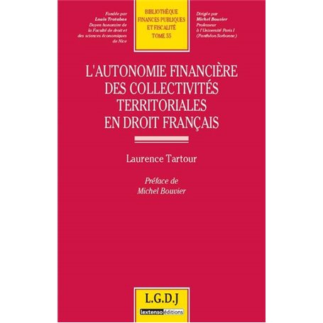 l'autonomie financière des collectivités territoriales en droit français