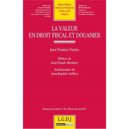 la valeur en droit fiscal et douanier