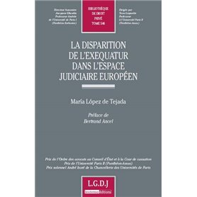 la disparition de l'exequatur dans l'espace judiciaire européen