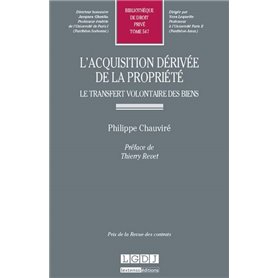 l'acquisition dérivée de la propriété : le transfert volontaire des biens