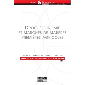 droit, économie et marchés de matières premières agricoles