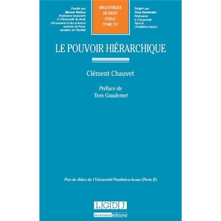 le pouvoir hiérarchique