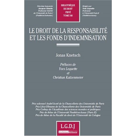 le droit de la responsabilité et les fonds d'indemnisation