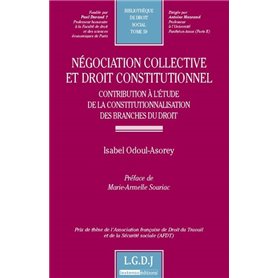 négociation collective et droit constitutionnel. contribution à l'étude de la co
