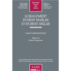 LE BEAU-PARENT EN DROIT FRANÇAIS ET EN DROIT ANGLAIS