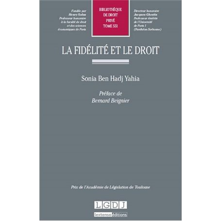 la fidélité et le droit