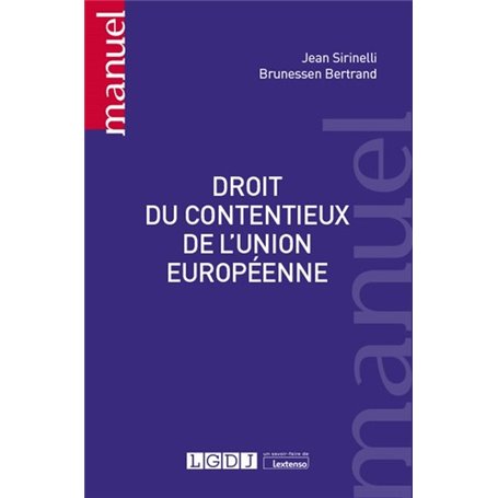 Droit du contentieux de l'Union européenne