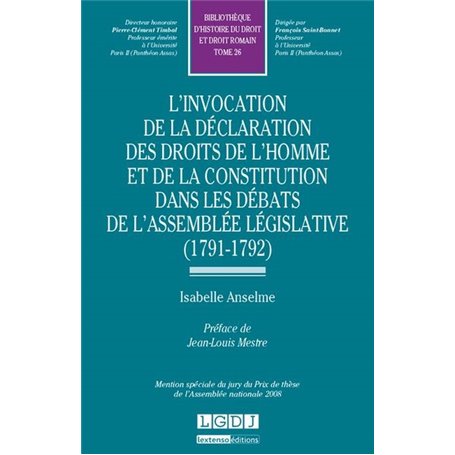 l'invocation de la déclaration des droits de l'homme et de la constitution dans