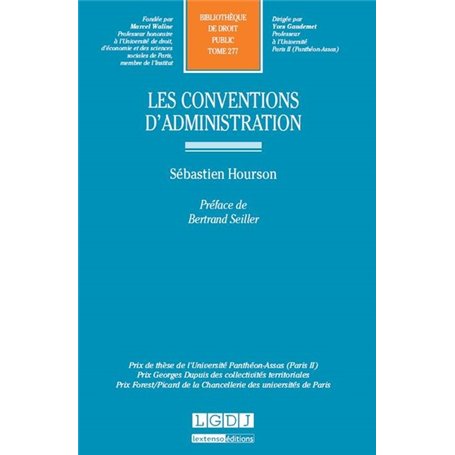 les conventions d'administration