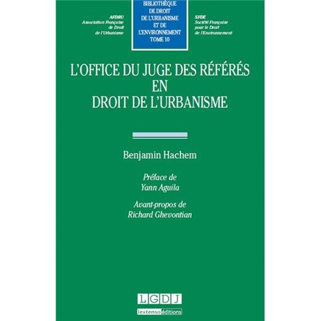 l'office du juge des référés en droit de l'urbanisme